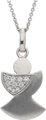 Produktbild von JuwelmaLuxl Anhänger 925/000 Sterling Silber Schutzengel mit Zirkonia JL20-02-0653