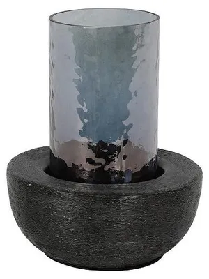 Obrázok produktu pre Countryfield držiak na čajovú sviečku kovový čierny moderný 16cm dekorácia