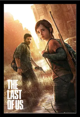 Produktbild von Last of Us, The - Poster - Key Art  + Wechselrahmen, Shinsuke® Maxi MDF schwarz, Acryl-Scheibe