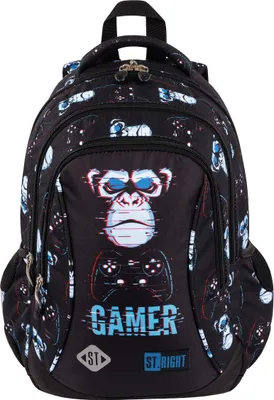 Image de Le sac à dos STRIGHT BP-26 à 3 compartiments en bleu tendance pour les joueurs passionnés - le compagnon idéal pour toute aventure de jeu