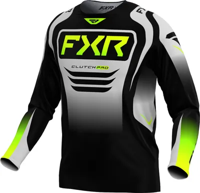 Immagine prodotto di Maglia da motocross FXR Clutch Pro 2025, nero/verde, M