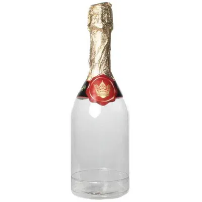Produktbild von 1 Sektflasche zum Befüllen, abnehmbarer Flaschenboden Kunststoff, 29 x 9 cm