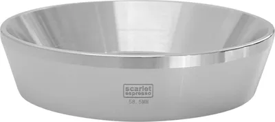 Produktbild von scarlet espresso | Präzisions-Trichter »Barista Cono Grande 58,5 mm« aus Edelstahl für Siebträger, Dosing Funnel Fülltrichter für Kaffeemehl, Farbe:Silber