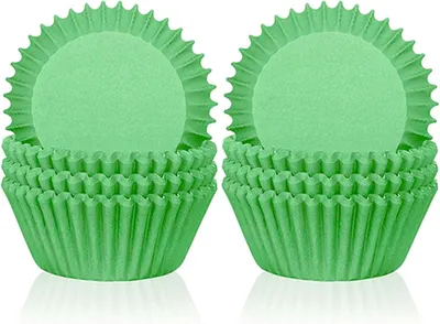 Produktbild von Muffinförmchen 200 Stück, grüne Papier-Cupcake-Backformen, für Desserts, Partys, Geburtstage