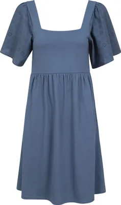 Image de Mountain Warehouse - Robe "Verona" pour femme manches brodées MW3379 (42 FR) (Bleu)