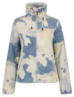 Produktbild von Icepeak Coloma Fleecejacke Damen Langhaar Jacke Fleece, Farbe:Hellgrau, Größe:XXL