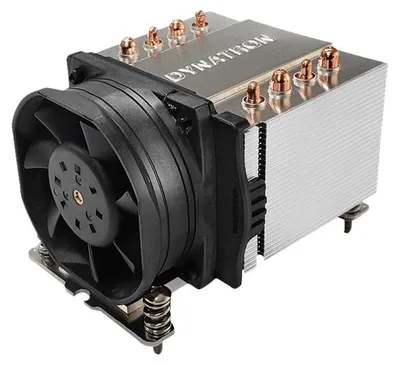 Produktbild von Dynatron A47, Luftkühlung, 6 cm, 2300 RPM, 11000 RPM, Schwarz, Silber