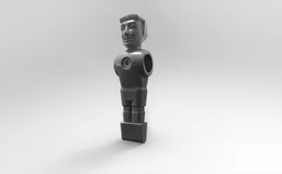 Produktbild von Ullrich-Sport Tischfussball Kicker Figur 'Classic ohne Gewicht - schwarz'
