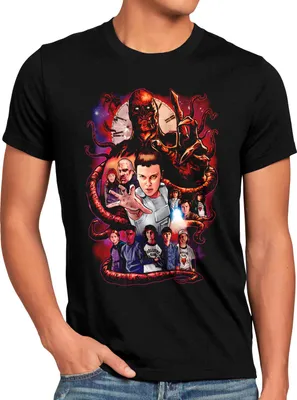 Produktbild von style3 Strange Inversion Herren T-Shirt monster things eleven dämon