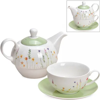 Produktbild von Tea for One Tee Geschenkbox zarte Blumen