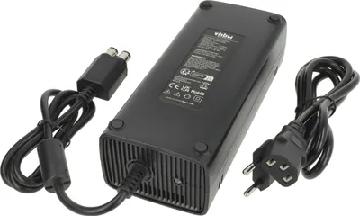Produktbild von vhbw Netzteil kompatibel mit Microsoft Xbox 360 Slim Spielekonsole - 20,2 cm