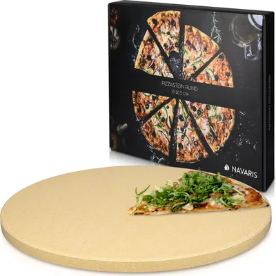 Onlyfire Pizzastein Aus Cordierit - 38 Cm Rund Für Ofen & Grill