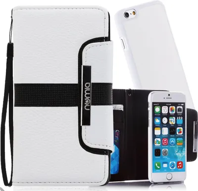 Produktbild von Apple iPad mini Numia Bookstyle 2in1 Weiss-Schwarz