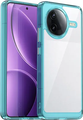 Obrázek produktu pro Pouzdro pro Xiaomi Redmi K80 průhledné, nárazuvzdorné TPU silikonové ochranné pouzdro nebesky modré