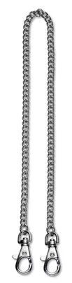 Produktbild von Victorinox-Metallkette, inkl. 2 Karabinerhaken, robust und elegant, Farbe Silber, Größe 80 cm