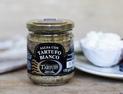 Produktbild von WeisseTrüffelsauce, 170 g, (Salsa Tartufata Bianca)