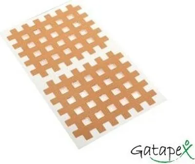 Produktbild von Gatapex Akupunkturpflaster beige (10 Gittertapes, 4,4 cm x 5,2 cm)