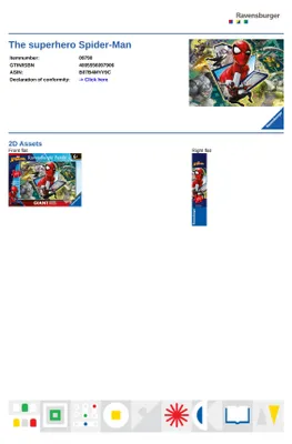 Produktbild von Der Superheld Spiderman Ravensburger 09790