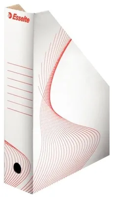 Image de Porte-revues A4 Esselte Standard, carton, dos 8 cm, blanc