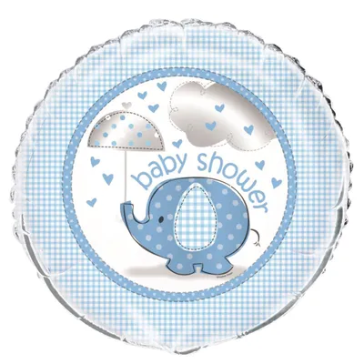 Produktbild von Folienballon „Babyparty, blauer Junge“, 45 cm