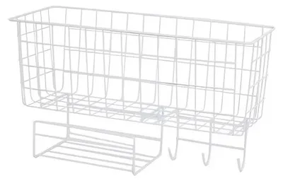 Immagine prodotto di Verk 27229 Organizer da appendere con ganci, bianco