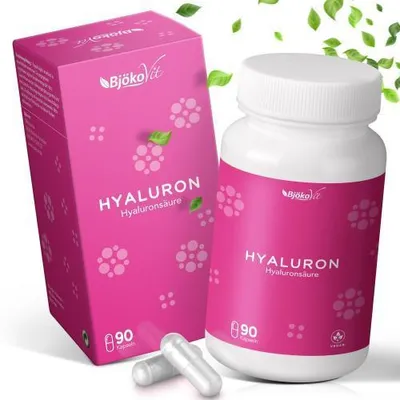 Produktbild von Hyaluronsäure 500 mg vegan Kapseln 90 St