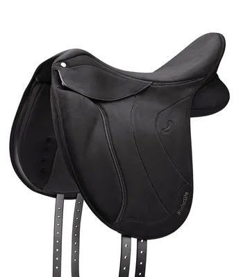 Image de Selle de dressage Waldhausen WintecLite D'Lux, couleur : noir, taille : 17'/43 cm