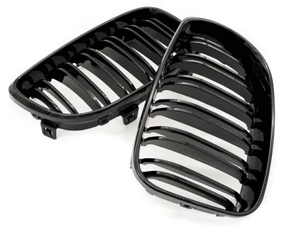 Immagine prodotto di Griglia del radiatore BMW 1 E81/E87 FL doppia, nero lucido