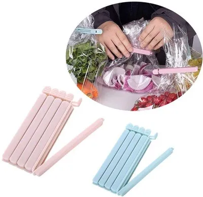 Obrázek produktu pro Spony na uzávěry – 10 kusů – 15,5 a 12 cm - Uzavírací spony - Uzavírací spony - Spony na uzavíraní sáčků - Uzávěry na sáčky - Spony na uzavíraní sáčků - Spony na uzavíraní sáčků - Spony na uzavíraní sáčků na svačiny