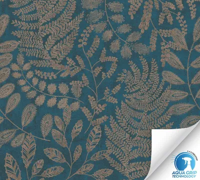 Obrázok produktu pre Netkaná tapeta A.S. Création WOW predlepená 784951 10,05 m x 0,53 m Modrá Kvety