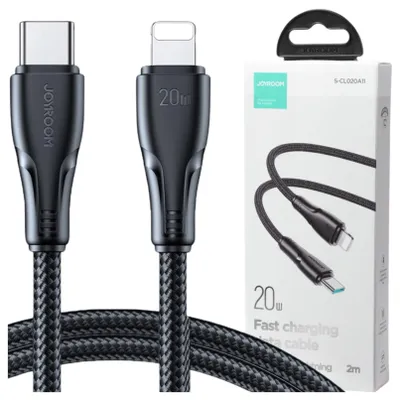 Produktbild von Joyroom Usb C - Lightning 20W Surpass Series Kabel Für Schnelles Laden Und Datenübertragung 1.2 M Schwarz (S-Cl020A11)