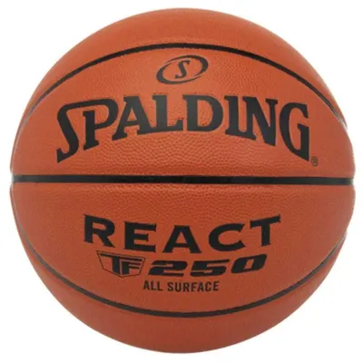 Produktbild von Spalding React FIBA TF 250 76967Z, Unisex, Basketballbälle, Orange, Größe: 7 EU