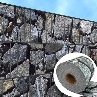 Produktbild von Bedruckter Sichtschutz BRUCHSTEIN bedrucktem Motiv in Stein-Optik 2,5m x 2,0m
