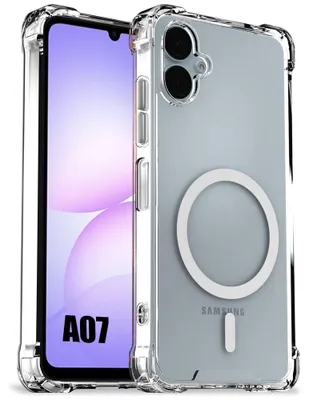 Image de Coque pour Samsung Galaxy A07, avec Cercle Magnétique Antichoc Anti-Rayures Protection Transparente
