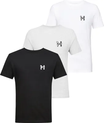 Produktbild von Henleys - "Triphen" T-Shirt für Herren(3er-Pack) BG1347 (L) (Weiß/Schwarz/Grau)