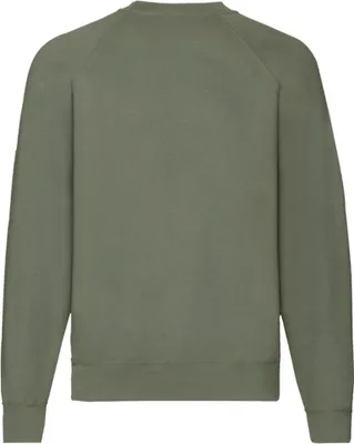 Produktbild von Fruit of the Loom - "Classic" Sweatshirt für Herren/Damen Uni Raglanärmel LT2391 (XXL) (Klassisch Olivgrün)