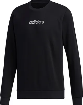 adidas Rundhals Pullover für Herren schwarz