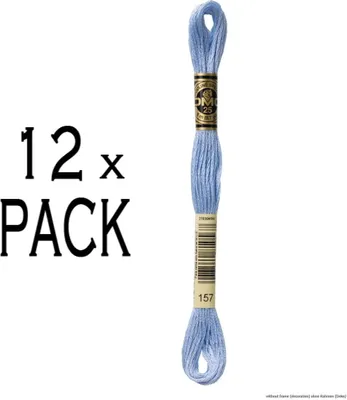 Productafbeelding van 12 bollen DMC Mouliné Special borduurgaren, kleur 117mc, 6-draads, 8 meter