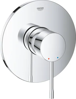 Produktbild von GROHE Einhand-Brausebatterie Essence 24057, Fertigmontageset für Rapido SmartBox, chrom