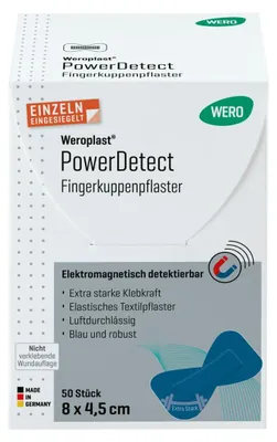 Produktbild von Weroplast PowerDetect Fingerkuppenpflaster, 50 Stk/Pkg