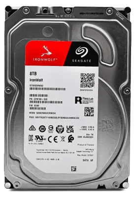 Obrázek produktu pro Seagate IronWolf ST8000VN002, 8 TB, 5400 ot/min, 256 MB, 3,5", Serial ATA III