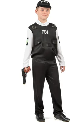 Produktbild von FBI Agent Kostüm für Kinder, Größe:128/134