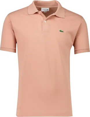 Produktbild von Lacoste Polo orange einfarbig Baumwolle weite Passform Piqué