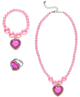 Immagine prodotto di Set di gioielli Collana rosa, anello, orecchini