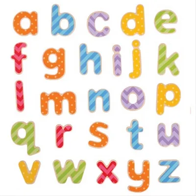 Obrázok produktu pre Bigjigs Toys Magnetická barevná abeceda (malá písmena)