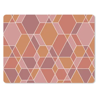 Produktbild von MuchoWow® Mauspad Mousepad Geometrie - Mosaik - Muster 40x30 cm - Mousepads - Maus Mat - Pad - Mausunterlage - Anti Rutsch