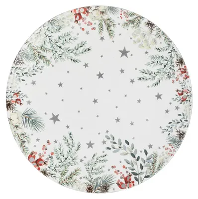 Produktbild von Platzteller "Souffle polaire" D 33 cm Astmuster