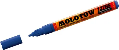 Produktbild von Molotow Acrylmarker ONE4ALL ACRYLIC 127HS 2 mm, Nr. 204, echtblau