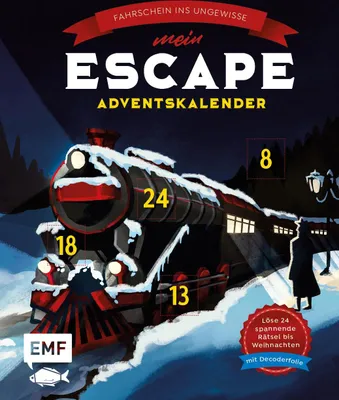 Produktbild von Mein Escape-Adventskalender: Fahrschein ins Ungewisse - Mit Decoderfolie