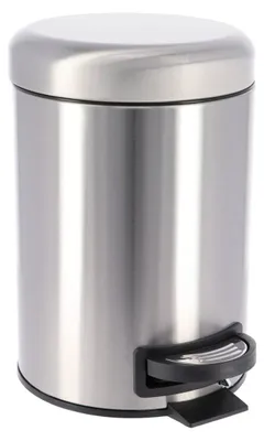 Obrázok produktu pre Nerezový odpadkový kôš s ochranou proti pádu, objem 3 litre - chróm - Tendance